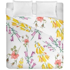 Wild Flower Duvet Cover Double Side (california King Size) by charliecreates