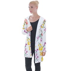 Wild Flower Longline Hooded Cardigan by charliecreates