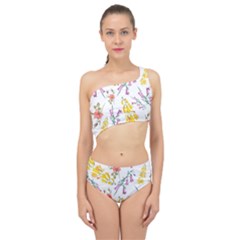 Wild Flower Spliced Up Two Piece Swimsuit by charliecreates