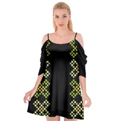 Hexxed Cutout Spaghetti Strap Chiffon Dress by WensdaiAmbrose