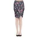 Planted a Rose Midi Wrap Pencil Skirt View1