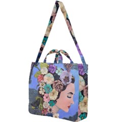 Dream  Square Shoulder Tote Bag by CKArtCreations