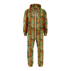 Floral Pattern 1 Hooded Jumpsuit (kids) by ArtworkByPatrick