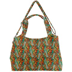 Floral Pattern 1 Double Compartment Shoulder Bag by ArtworkByPatrick