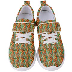 Floral Pattern 1 Women s Velcro Strap Shoes