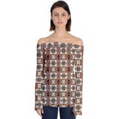 Nr 4 Off Shoulder Long Sleeve Top by ArtworkByPatrick