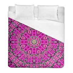 From The Sky Came Flowers In Calm Bohemian Peace Duvet Cover (full/ Double Size) by pepitasart