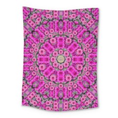 From The Sky Came Flowers In Calm Bohemian Peace Medium Tapestry by pepitasart