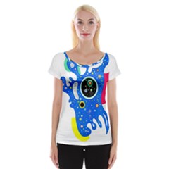 Stars Wassily Kandinsky Cap Sleeve Top by impacteesstreetwearthree