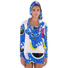 Stars Wassily Kandinsky Long Sleeve Hooded T-shirt by impacteesstreetwearthree