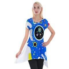 Stars Wassily Kandinsky Short Sleeve Side Drop Tunic by impacteesstreetwearthree