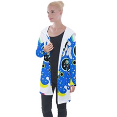 Stars Wassily Kandinsky Longline Hooded Cardigan by impacteesstreetwearthree