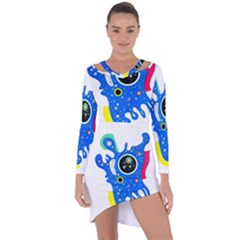 Stars Wassily Kandinsky Asymmetric Cut-out Shift Dress by impacteesstreetwearthree