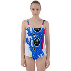 Stars Wassily Kandinsky Twist Front Tankini Set by impacteesstreetwearthree