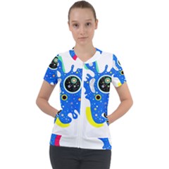 Stars Wassily Kandinsky Short Sleeve Zip Up Jacket by impacteesstreetwearthree