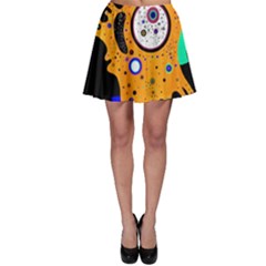 Stars Wassily Kandinsky (neg) Skater Skirt by impacteesstreetwearthree