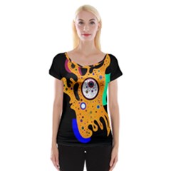 Stars Wassily Kandinsky (neg) Cap Sleeve Top by impacteesstreetwearthree