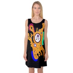 Stars Wassily Kandinsky (neg) Sleeveless Satin Nightdress by impacteesstreetwearthree