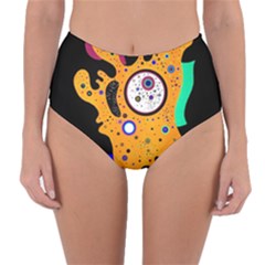 Stars Wassily Kandinsky (neg) Reversible High-waist Bikini Bottoms by impacteesstreetwearthree