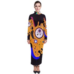 Stars Wassily Kandinsky (neg) Turtleneck Maxi Dress by impacteesstreetwearthree