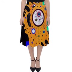 Stars Wassily Kandinsky (neg) Classic Midi Skirt by impacteesstreetwearthree