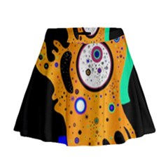 Stars Wassily Kandinsky (neg) Mini Flare Skirt by impacteesstreetwearthree