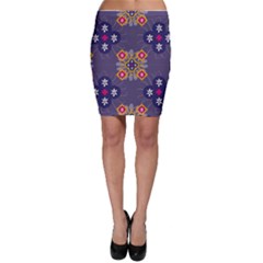 Morocco Tile Traditional Marrakech Bodycon Skirt