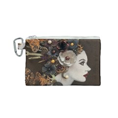 Mechanical Beauty  Canvas Cosmetic Bag (small) by CKArtCreations