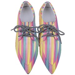 Watercolour Watercolor Background Pointed Oxford Shoes