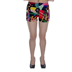 Kandinsky Composition X Skinny Shorts by impacteesstreetwearthree