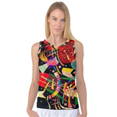 Kandinsky Composition X Women s Basketball Tank Top by impacteesstreetwearthree