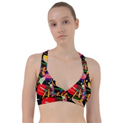 Kandinsky Composition X Sweetheart Sports Bra by impacteesstreetwearthree