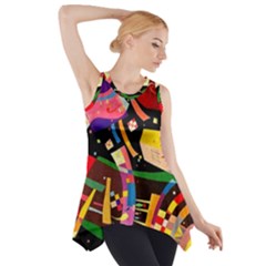 Kandinsky Composition X Side Drop Tank Tunic by impacteesstreetwearthree