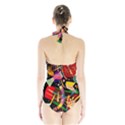 Kandinsky Composition X Halter Swimsuit View2