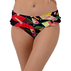 Kandinsky Composition X Frill Bikini Bottom by impacteesstreetwearthree