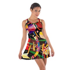 Kandinsky Composition X Cotton Racerback Dress by impacteesstreetwearthree