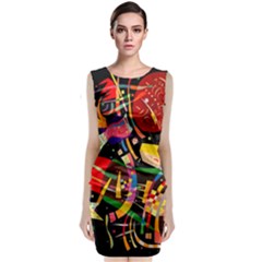 Kandinsky Composition X Classic Sleeveless Midi Dress by impacteesstreetwearthree