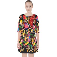 Kandinsky Composition X Pocket Dress by impacteesstreetwearthree