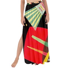 Kandinsky Composition X Maxi Chiffon Tie-up Sarong by impacteesstreetwearthree