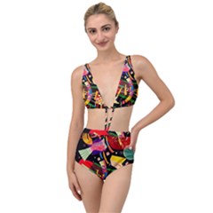 Kandinsky Composition X Tied Up Two Piece Swimsuit by impacteesstreetwearthree