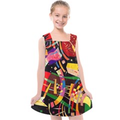 Kandinsky Composition X Kids  Cross Back Dress by impacteesstreetwearthree