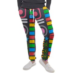 Abstract Background Colors Shapes Men s Jogger Sweatpants