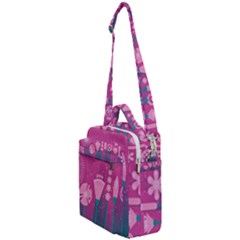 Floral Flowers Abstract Pink Crossbody Day Bag