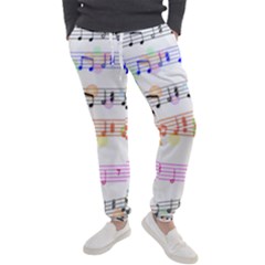 Music Background Music Note Men s Jogger Sweatpants