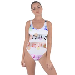 Music Background Music Note Bring Sexy Back Swimsuit by Pakrebo