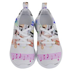 Music Background Music Note Running Shoes by Pakrebo