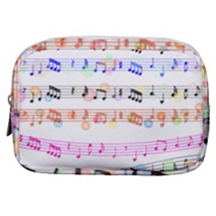 Music Background Music Note Make Up Pouch (small) by Pakrebo