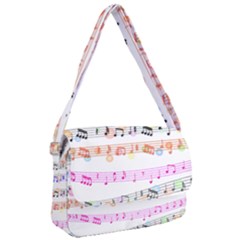 Music Background Music Note Courier Bag by Pakrebo