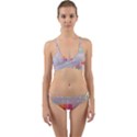 Pastels Shapes Geometric Wrap Around Bikini Set View1