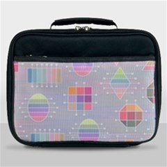 Pastels Shapes Geometric Lunch Bag by Pakrebo